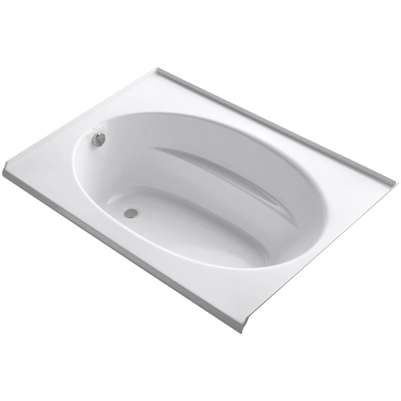Kohler Windward Alcove 60" x 42" Soaking Bathtub Wayfair